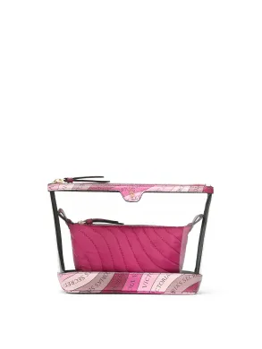 Косметичка 2 в 1 Victoria's Secret 2-PIECE MAKEUP BAG  Wine